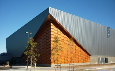 Knox Indoor Sports Stadium features Sapphire Anodising